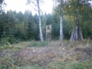 Jakttornet snart färdigbyggt Jakttornet snart färdigbyggt